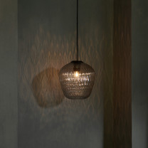 &Tradition Blown SW4 Pendant Against Dark Wall