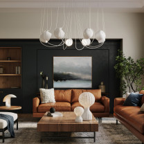 White Flos Aim LED Pendants