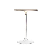 Flos Bon Jour LED Table Lamp - Matt Chrome, No Crown
