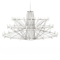 Moooi Coppelia Suspended LED Chandelier - Chrome Small