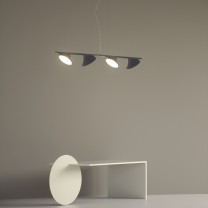 Axolight Orchid 4 LED Suspension in Studio