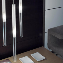 Panzeri Candle Single LED Suspension Lifestyle Bedroom