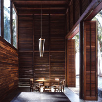 Michael Anastassiades Tube Chandelier Lifestyle Outdoors