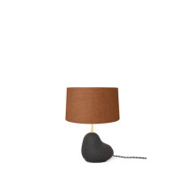 Ferm Living Hebe Small Table Lamp Dark Grey/ Curry