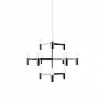 emo Lighting Crown Minor Chandelier Chrome
