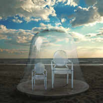 Kartell Louis Ghost Chair Crystal