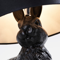 Moooi Rabbit Table Lamp Closeup - On