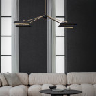 Bert Frank Rinato LED Linear Chandelier Lifestyle Lounge