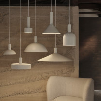 Ferm Living Collect Low Socket Pendant Hoop Lifestyle Cluster