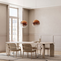 Mandarin Orange Lodes Non Random LED Pendants