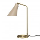 RUBN Miller Table Lamp Light Sand Brass Base