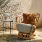 Gubi Obello LED Portable Table Lamp Lifestyle Patio