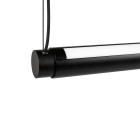 HAY Factor Linear LED Suspension Light Black Closeup