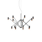 Marset The W LED Suspension Black Terracotta 2