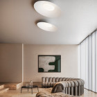 White KDLN Kate LED Ceiling Lights