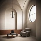 KDLN Kooi LED Pendant in Living Area