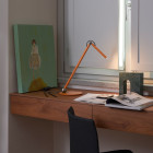 Oluce Calamaio LED Table Lamp Lifestyle Desk