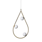 Pholc Pearls Pendant - Large, Brass