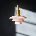 Louis Poulsen PH 3 3 Pale Rose Pendant Lifestyle Close Up