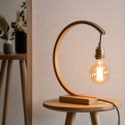 Tom Raffield Hanter Table Lamp on Table