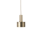 Ferm Living Collect Brass Pendant Disc Low Cashmere