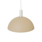 Ferm Living Collect Low Socket Pendant Dome White Cashmere