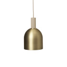 Ferm Living Collect Brass Pendant Bell Low Cashmere