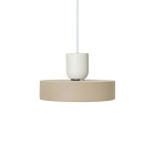 Ferm Living Collect Bell Socket Pendant Record White Cashmere