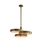 Bert Frank Triarc Pendant Antique Brass Opal