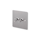 Buster and Punch 2G Modular Toggle Switch - Linear, Steel