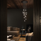 KDLN Dew 3 LED Suspension Light in Living Room