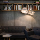 a-emotional light Tempo Vivace above sofa