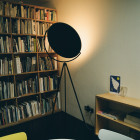 Black Flos Superloon LED Floor Lamp