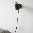HAY Noc wall Light Dark Grey at Bedside