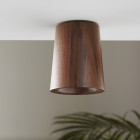 Case Solid Cone Downlight Walnut in Hallway