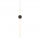 Lee Broom Orion Tube Light  LED Suspension Gunmetal Vertical