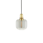 Normann Copenhagen Amp Pendant - Small, Smoke/Brass