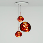 Tom Dixon Melt Cluster Pendants - Trio Copper  