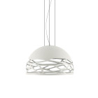 Lodes Kelly Dome Pendant Small White