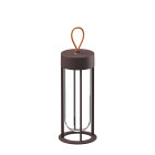 Flos In Vitro LED Outdoor Unplugged Light Deep Brown