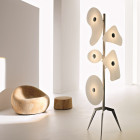 White Foscarini Orbital Floor Lamp
