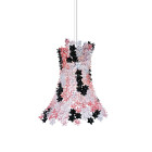 Kartell Bloom Pendant Black Pink