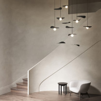 KDLN Flow Suspension Light and Flow Leaf in Situ