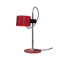 Oluce Mini Coupe 2201 Table Lamp Scarlet Red