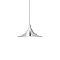 Gubi Semi Metallic Pendant Light 47 Chrome