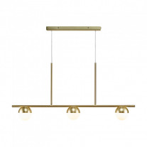 Nordlux Contina 3-Spot Pendant Light Brass