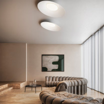 KDLN Kate LED Ceiling Light White in Pairs