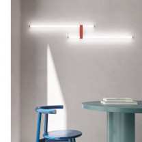 Axolight Paralela LED Wall Lamp Above Side Table