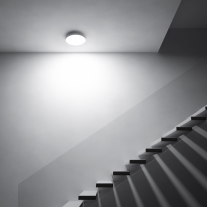 Davide Groppi Aurora Pendant - Situ on Stairs