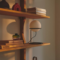Nordlux Wilson Table Lamp on Bookcase - Off